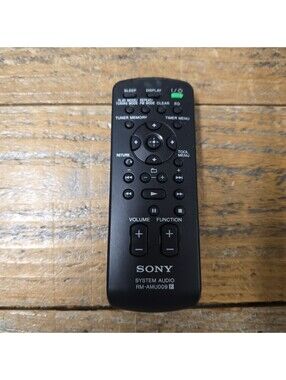 Sony RM-AMU009 System Audio Remote Control Genuine OEM Black Replacement